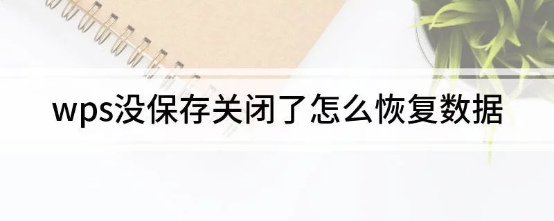 WPS 未儲存資料恢復教學｜臨時檔位置、歷史版本與成功率說明